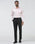 Black Textured Trouser