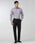 Black Textured Trouser - Simon
