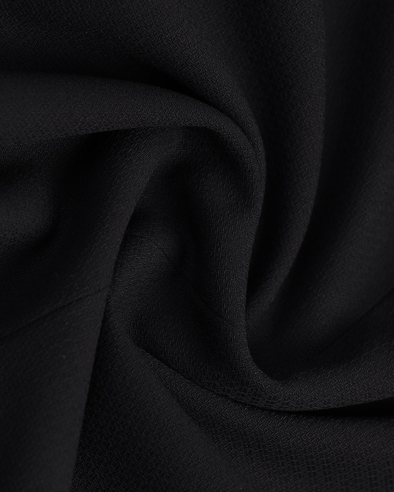 Black Three Piece Solid Suit - Kelm