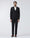 Black Two Piece Check Suit - Delton
