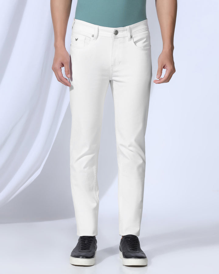 Bleed Zero Slim Yonk Fit Prestine White Jeans - Rene