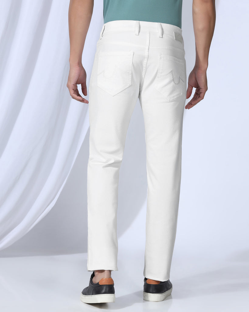 Bleed Zero Slim Yonk Fit Prestine White Jeans - Rene