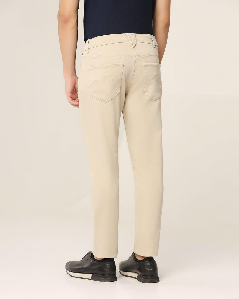 Bleed Zero Slim Yonk Fit Beige Jeans - Abto