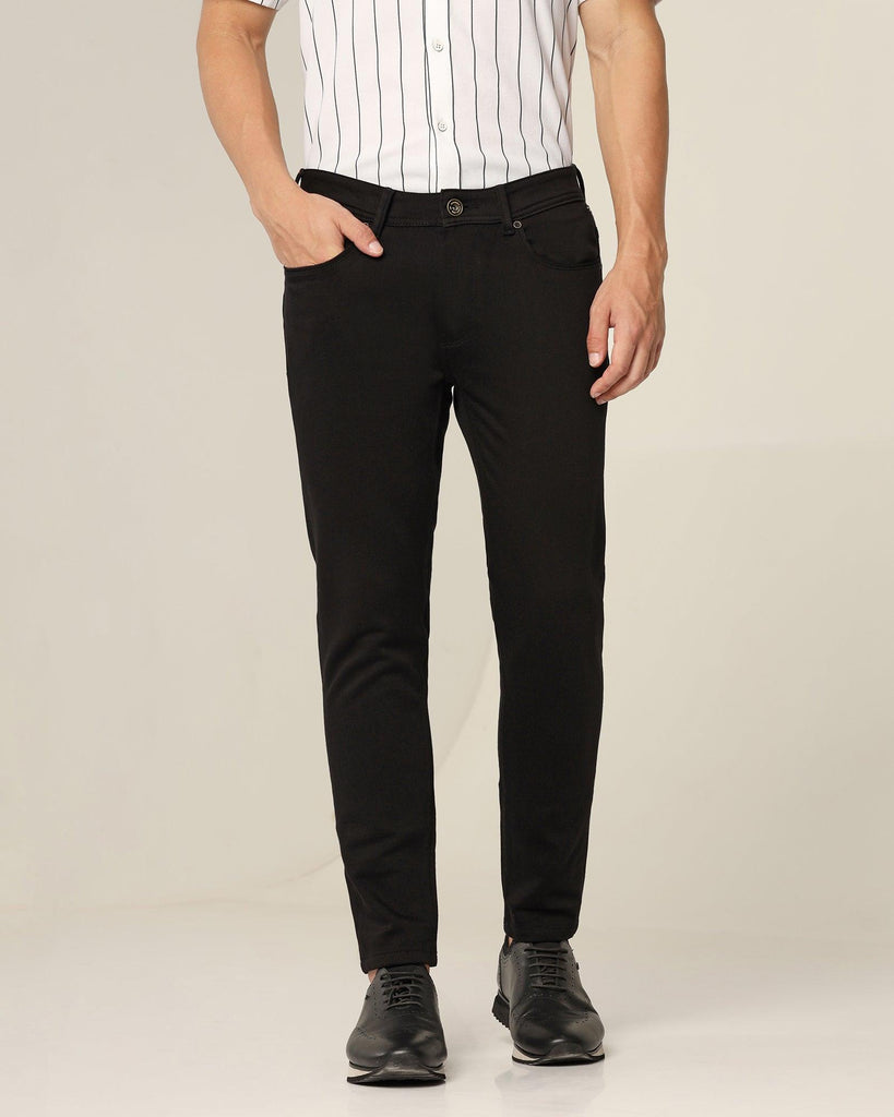 Bleed Zero Skinny Cropped Fiji Fit Black Jeans - Abto