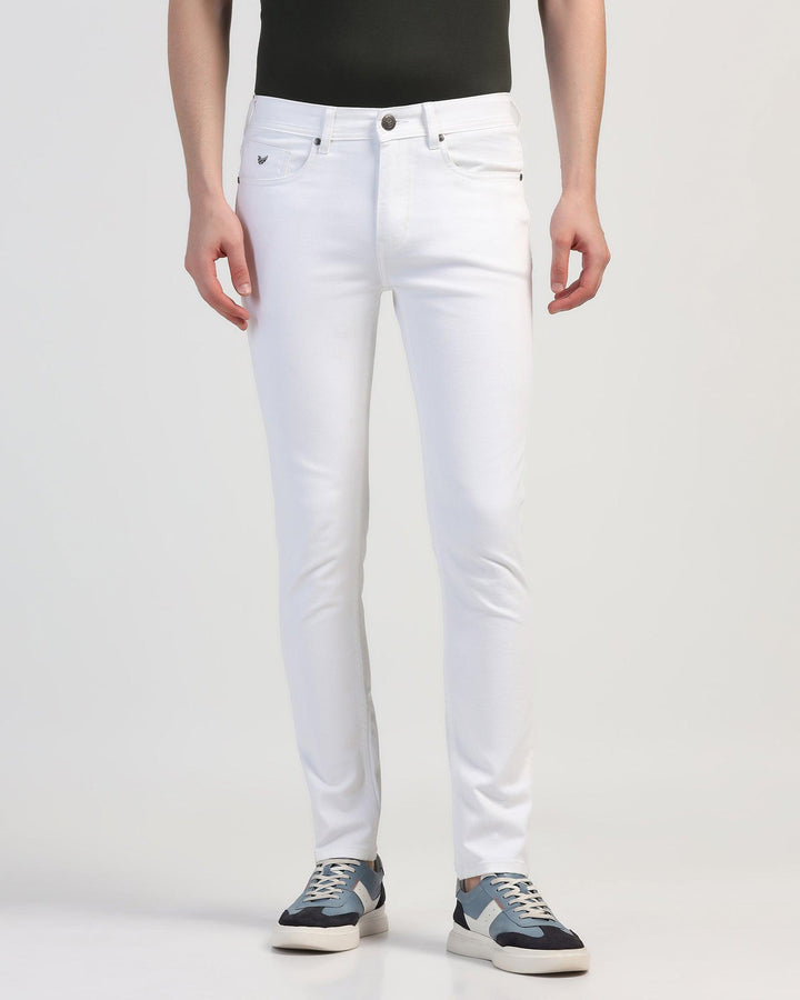 Bleed Zero Slim Yonk Fit White Jeans - Rene