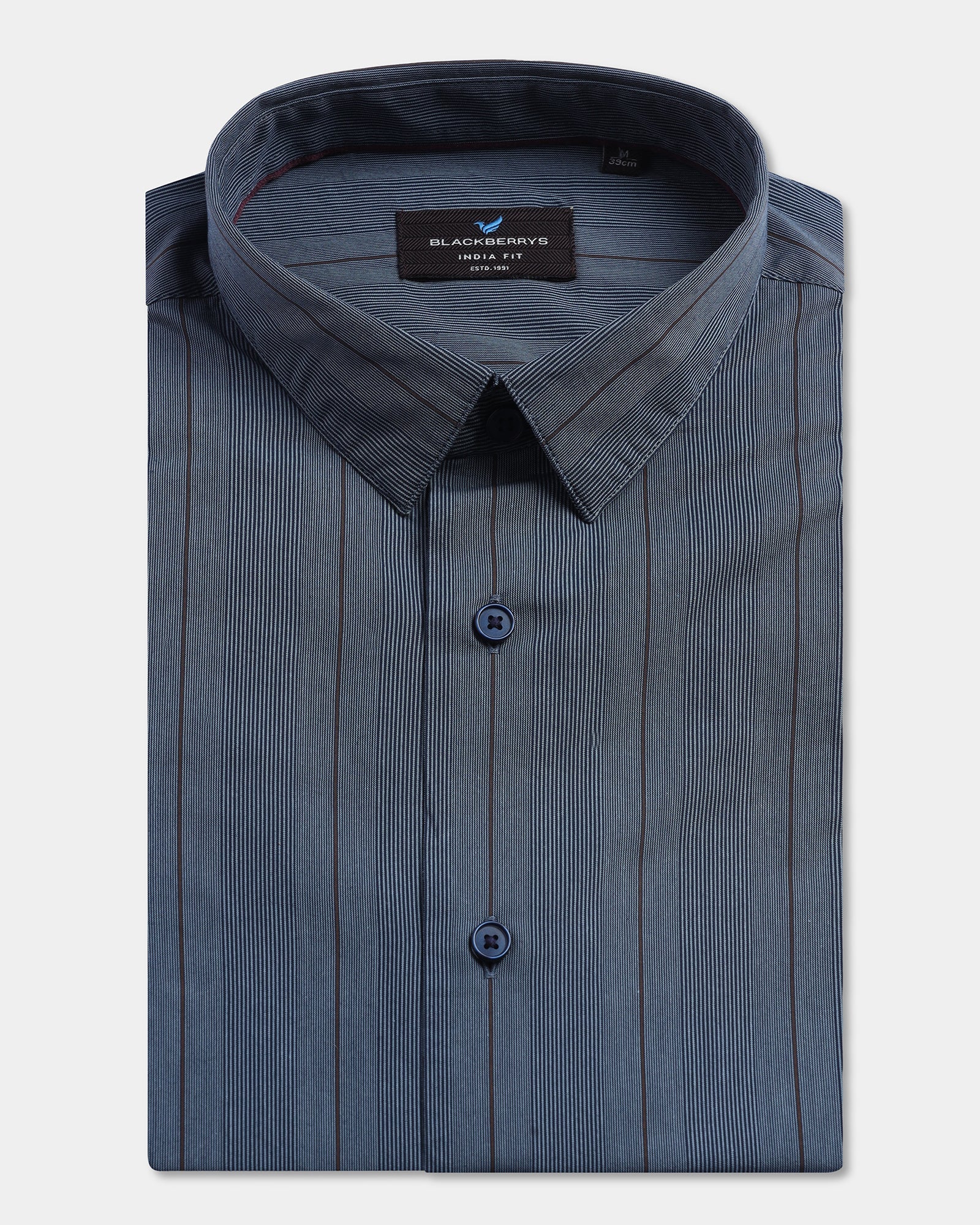 Blue Stripe Shirt - Ovlon
