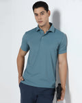 Blue TechPro Textured Polo - Hina