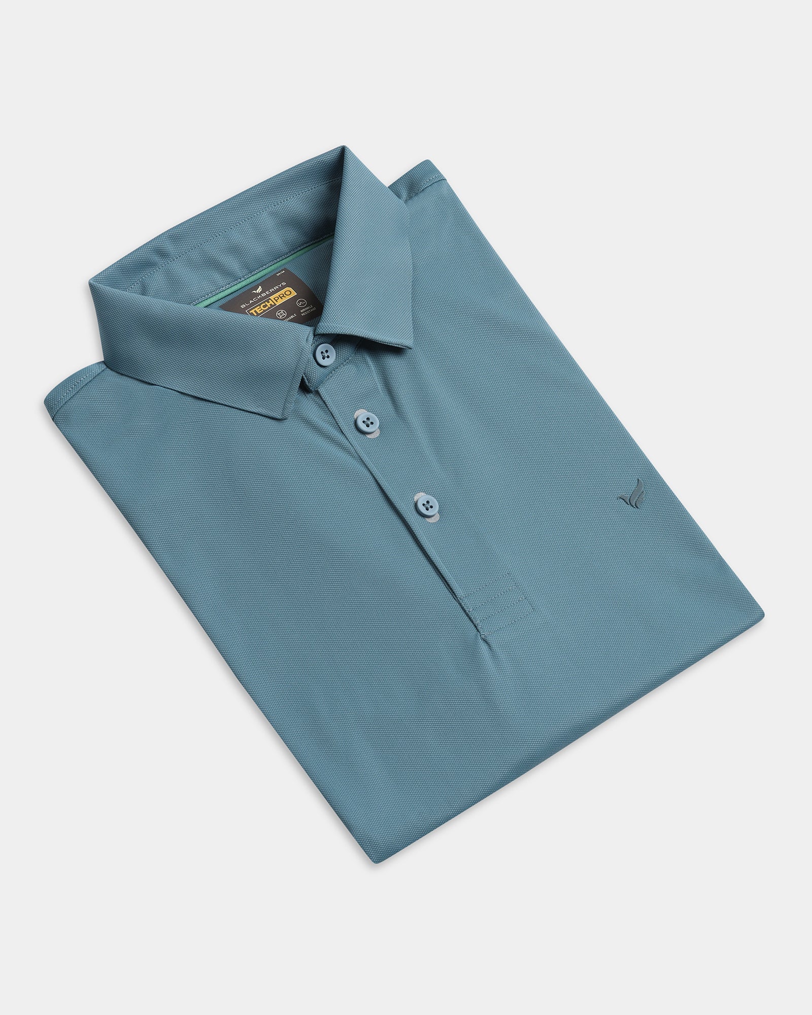 Blue TechPro Textured Polo - Hina
