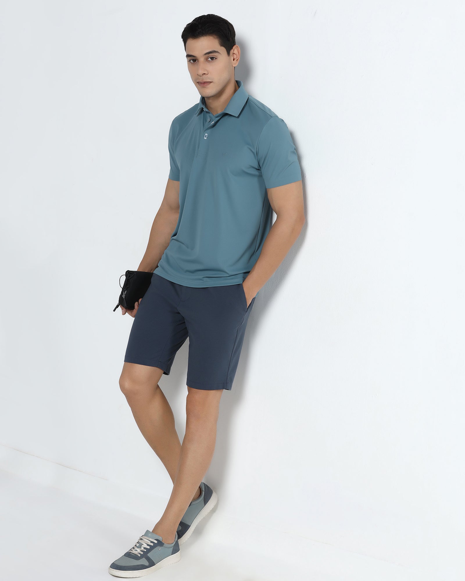 Blue TechPro Textured Polo - Hina