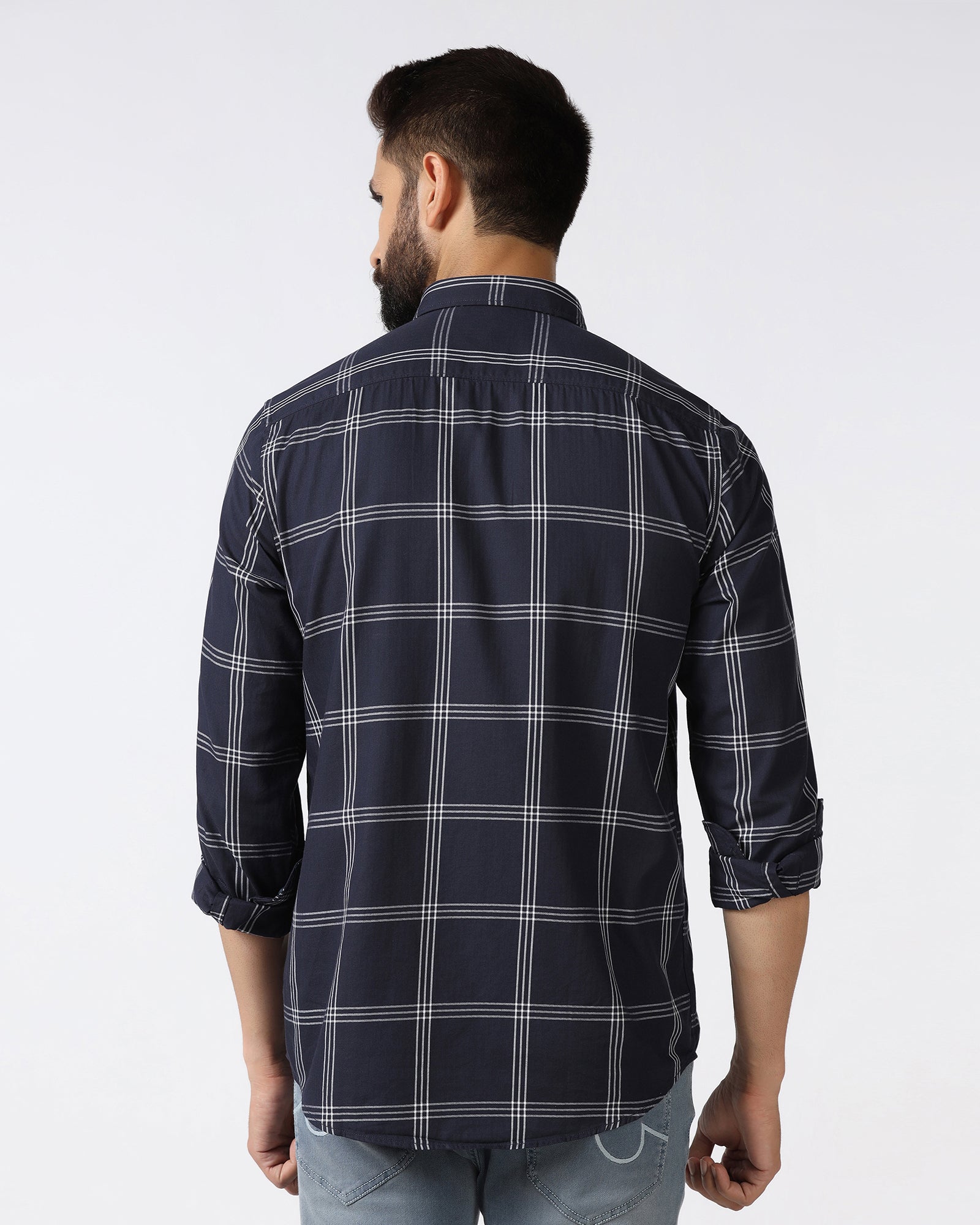 Blue Check Shirt - Artem