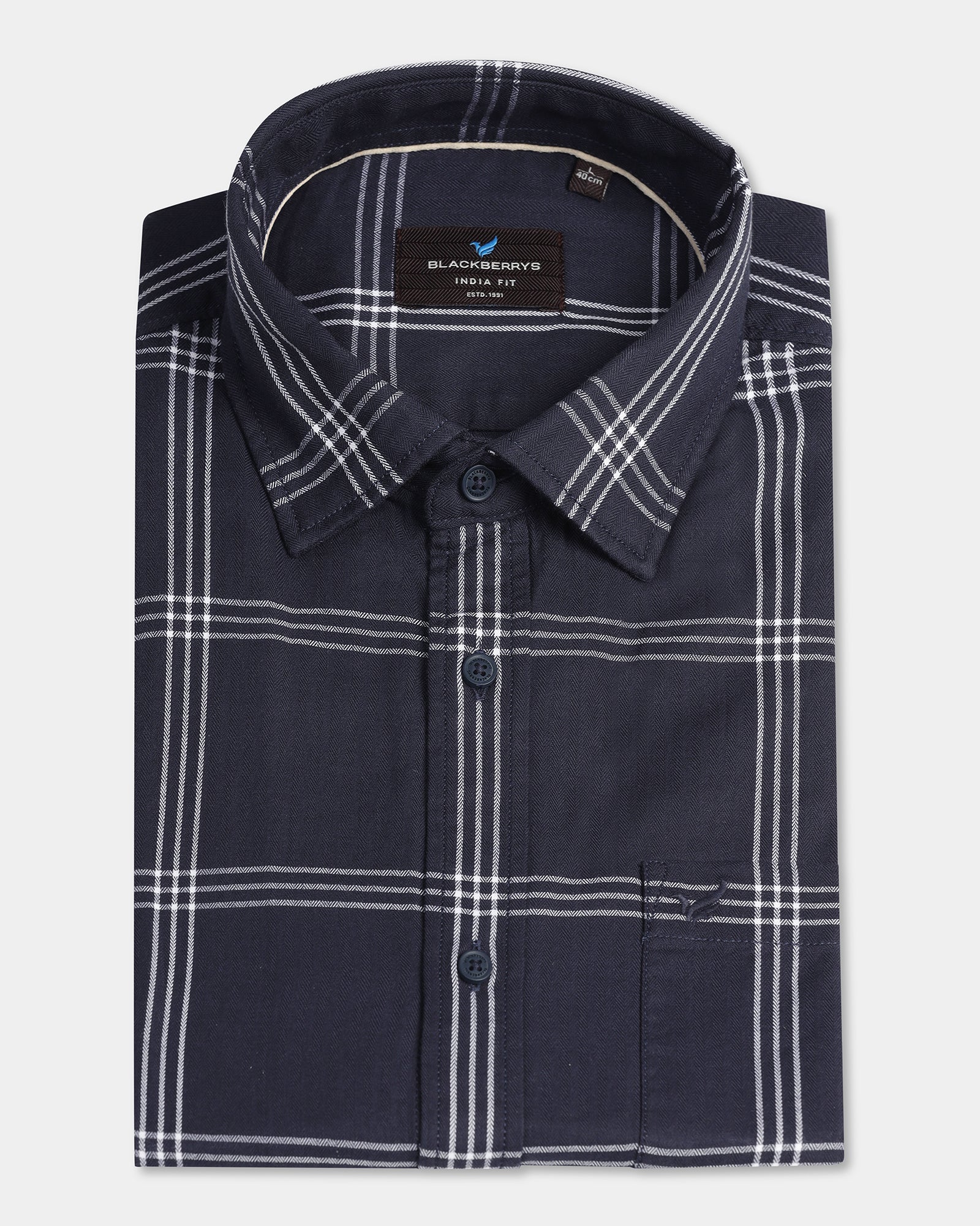 Blue Check Shirt - Artem