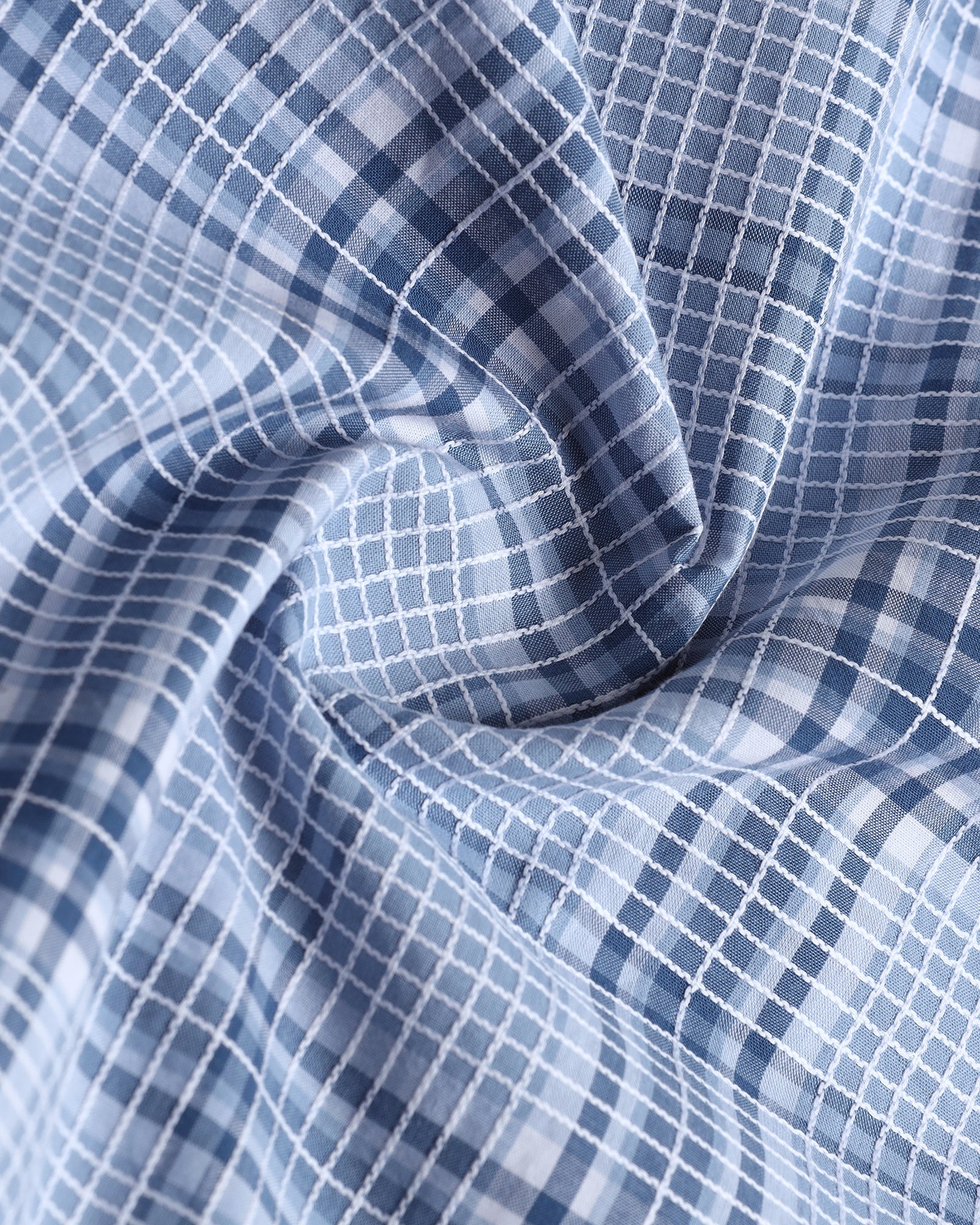 Blue Check Shirt - Farlen