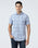 Blue Half Sleeve Check Shirt - Farlen