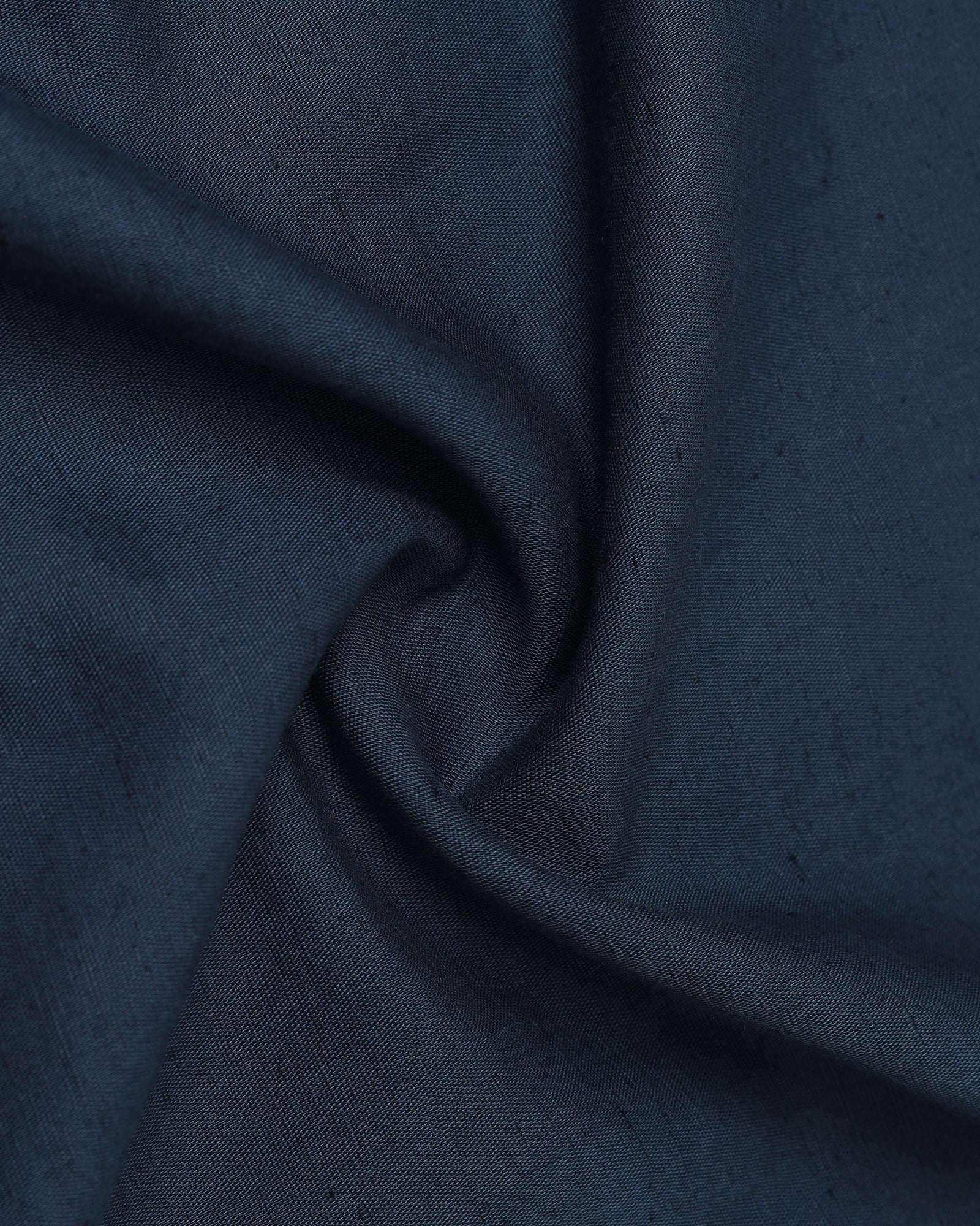 Blue Linen Solid Shirt - Joster