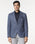 Blue Luxe Textured Blazer - Baleno