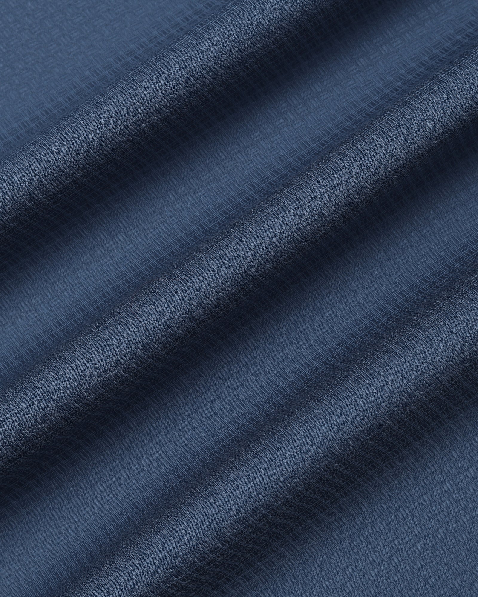 Blue Non Iron Textured Shirt - Erik