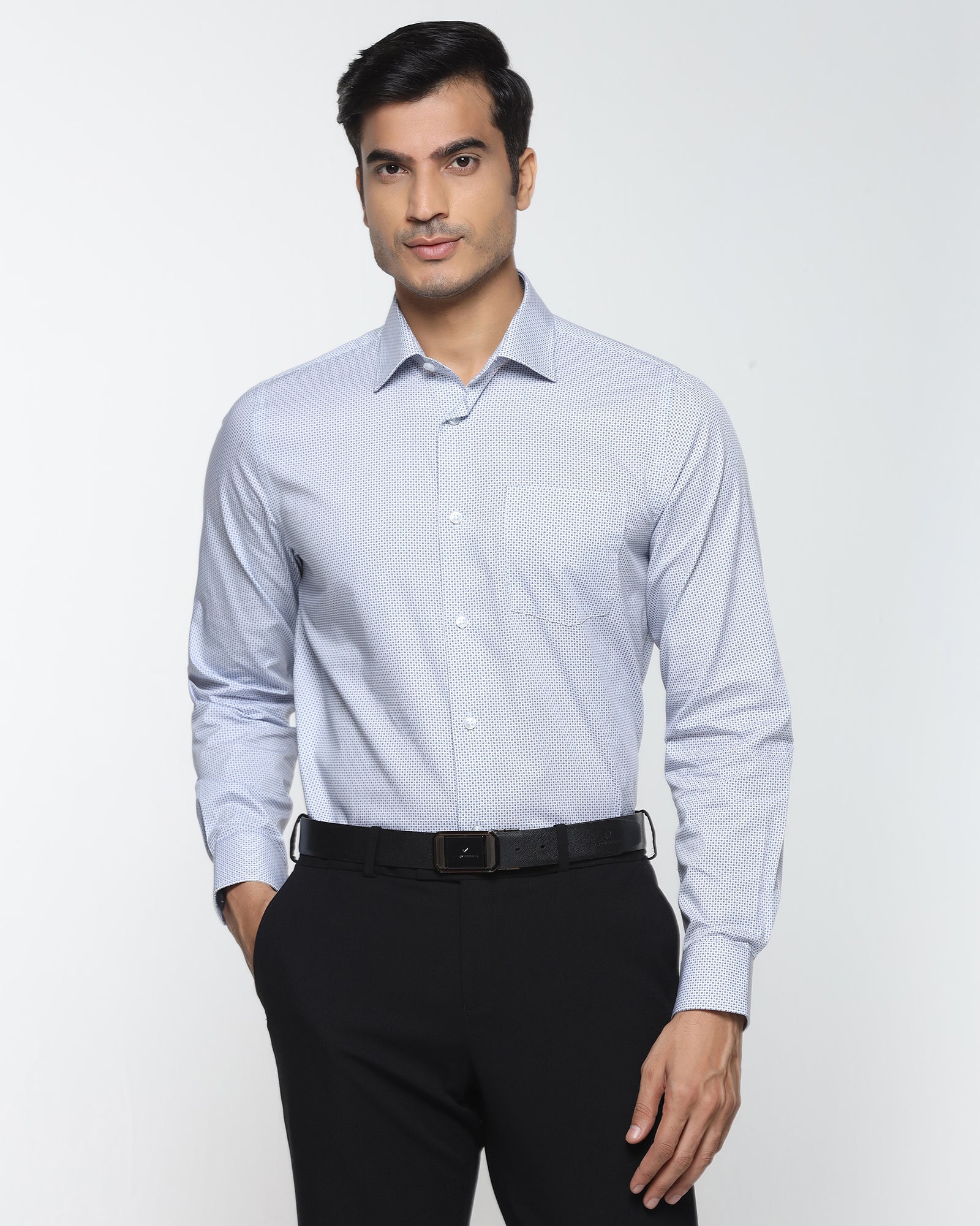 Blue Printed Shirt - Alava