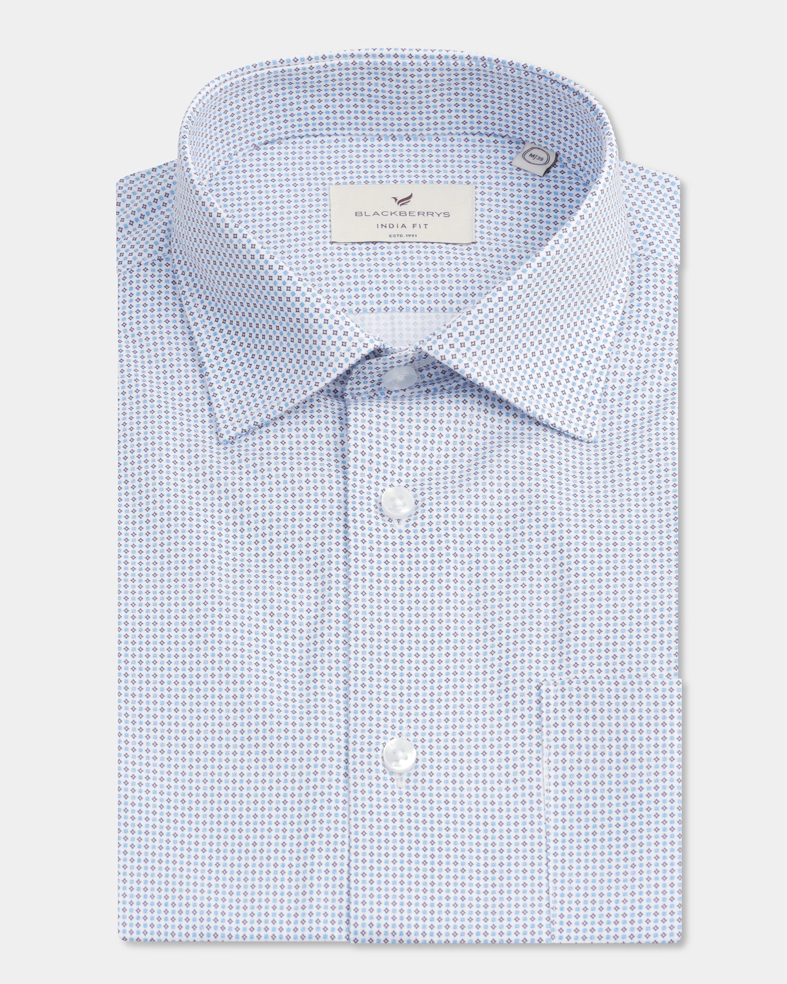 Blue Printed Shirt - Alava