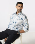 Blue Printed Shirt - Audric