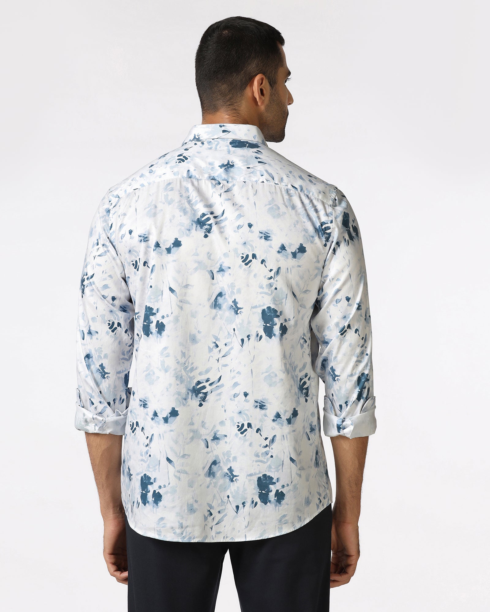 Blue Printed Shirt - Audric