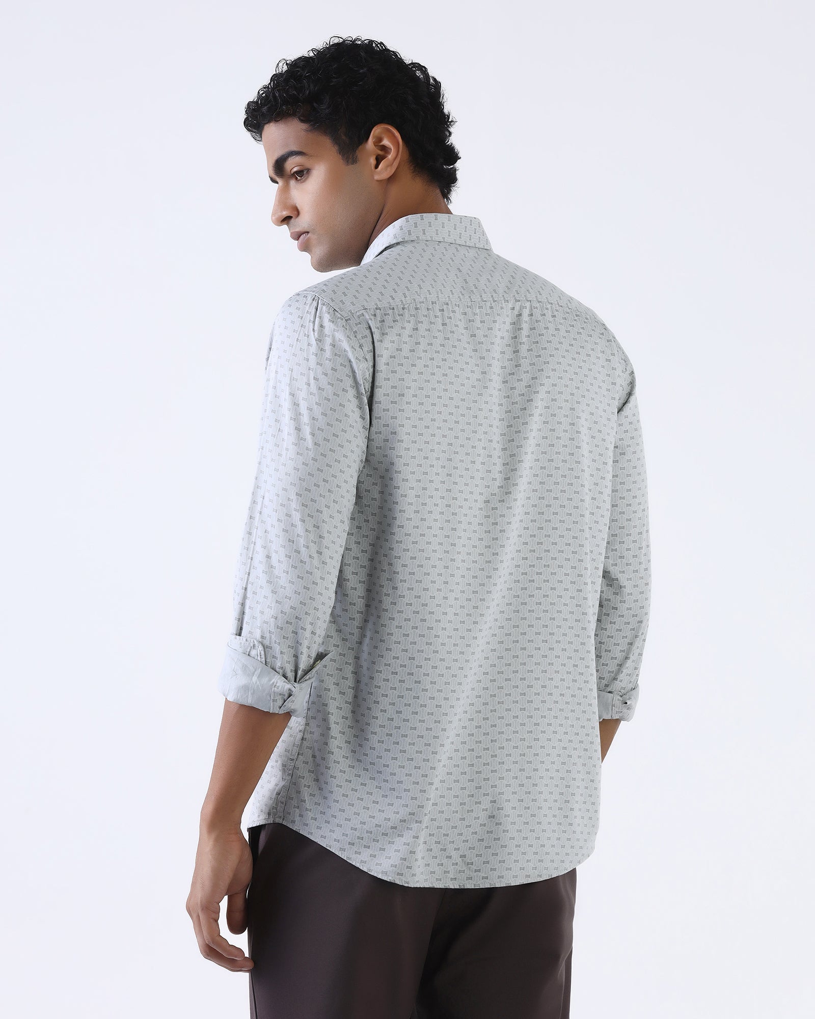Blue Printed Shirt - Bedaf