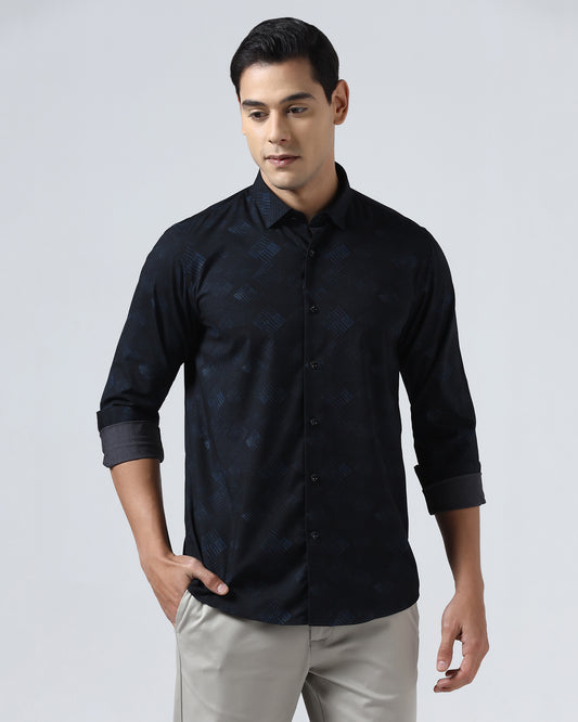 Blue Printed Shirt - Beno