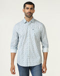 Blue Printed Shirt - Emeric
