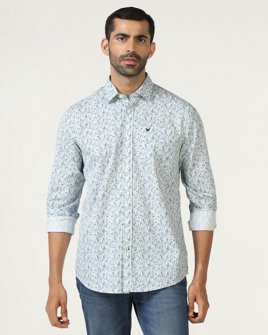Blue Printed Shirt - Emeric