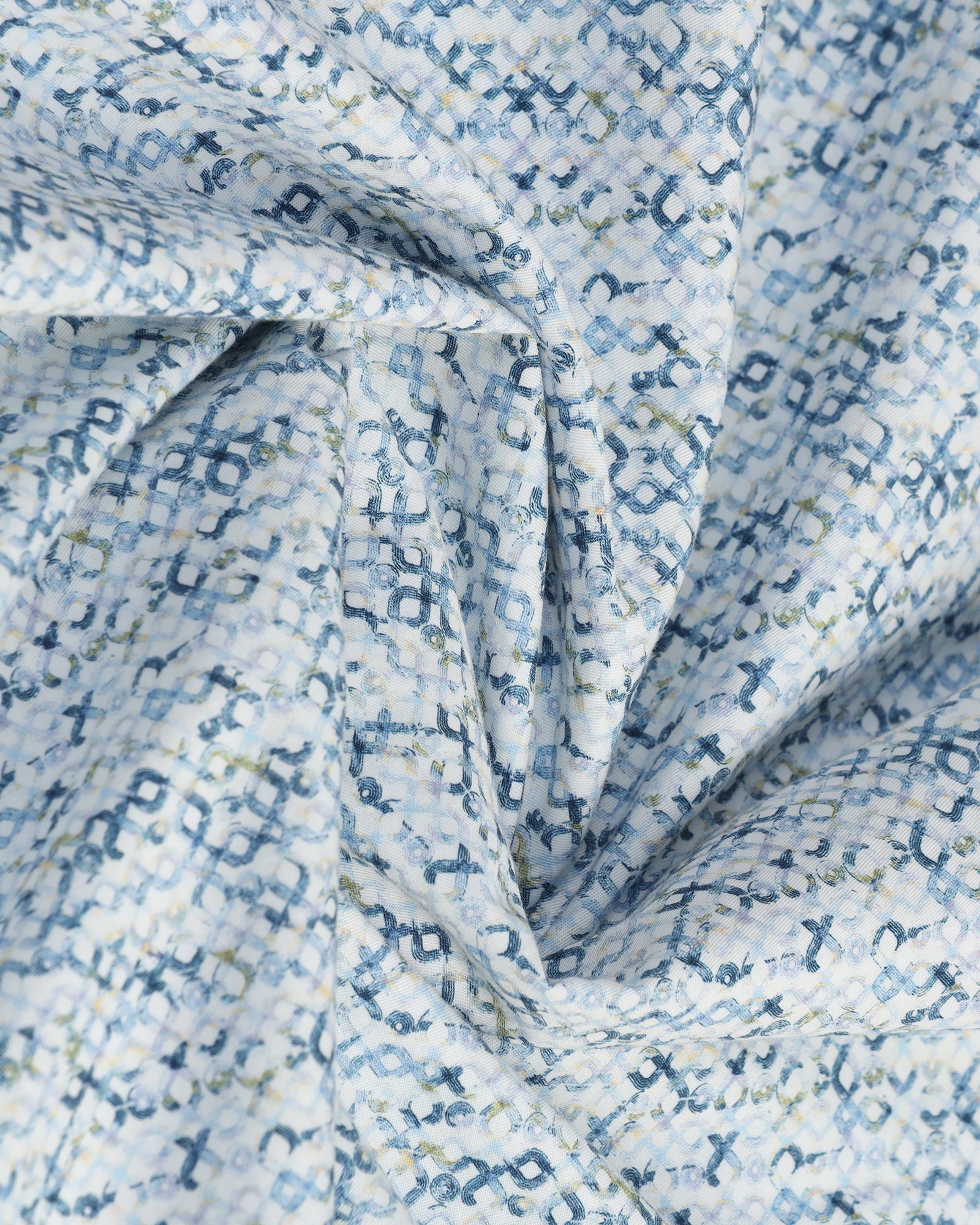 Blue Printed Shirt - Emeric