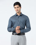 Blue Printed Shirt - Serote