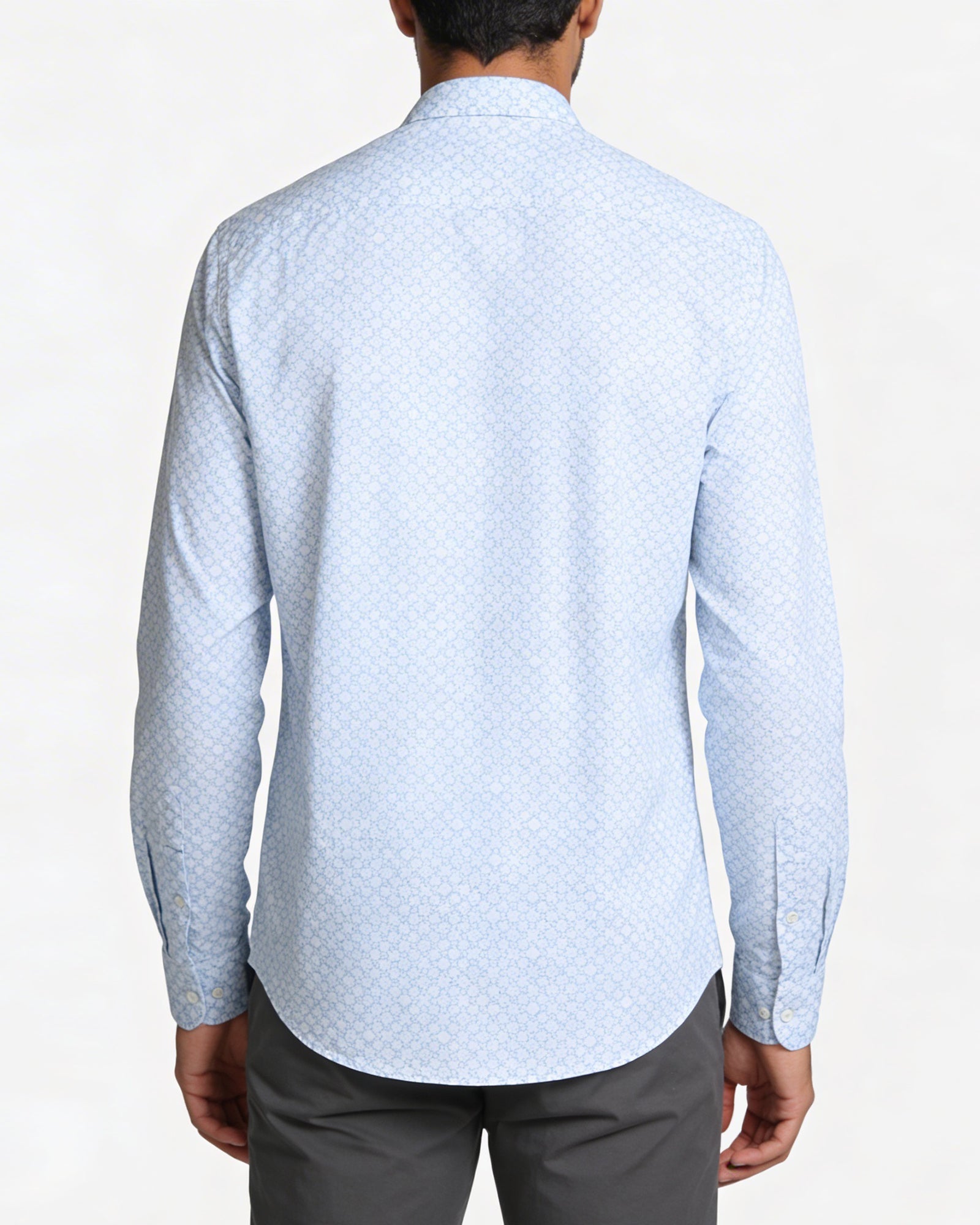 Blue Printed Shirt - Servo