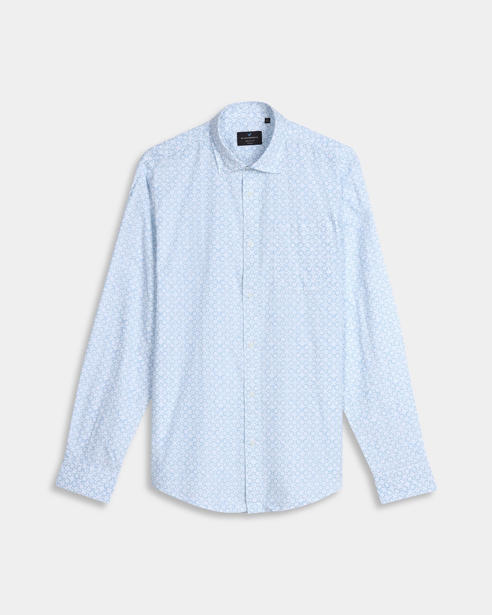 Blue Printed Shirt - Servo