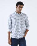 Blue Printed Shirt - Spyro