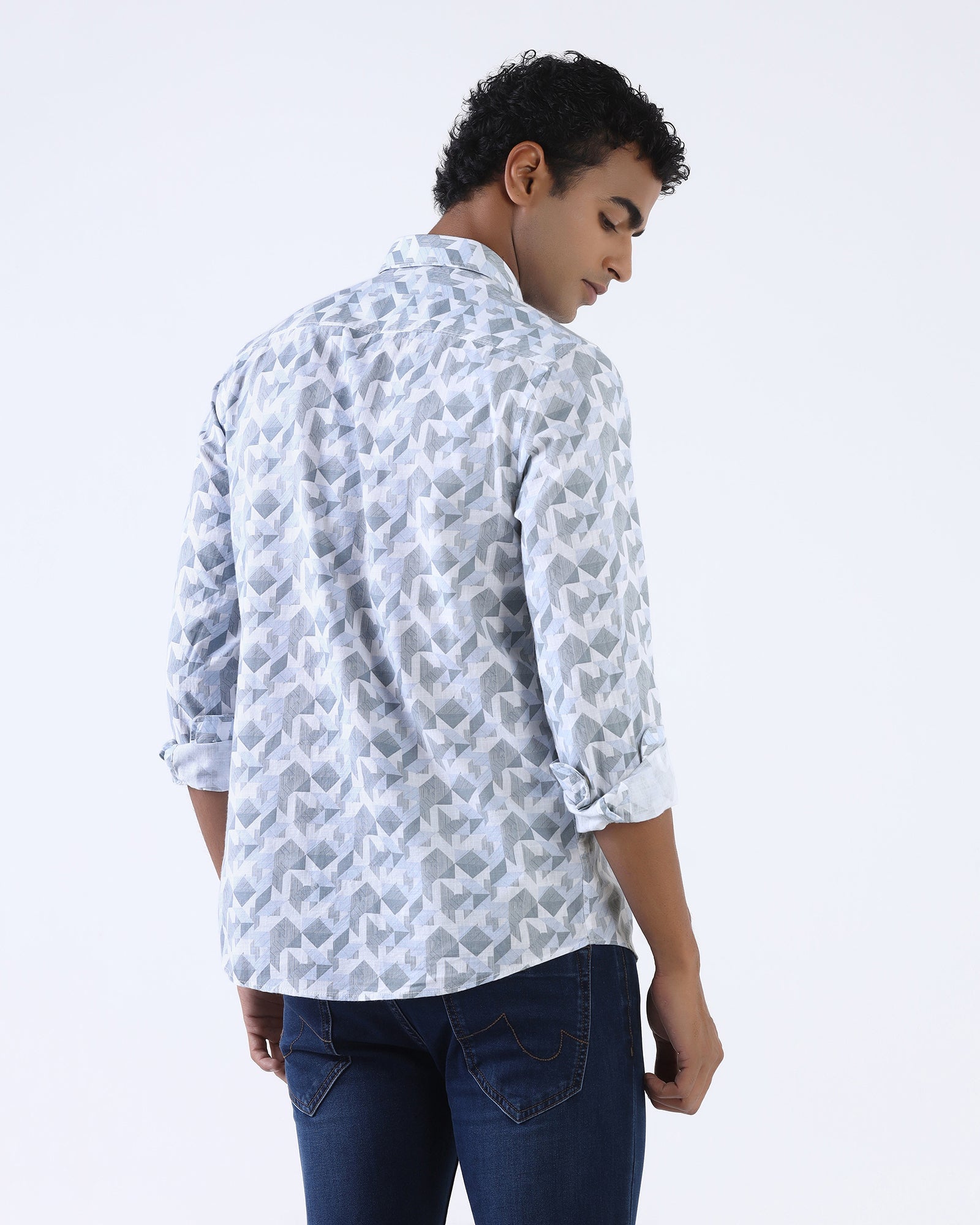 Blue Printed Shirt - Spyro