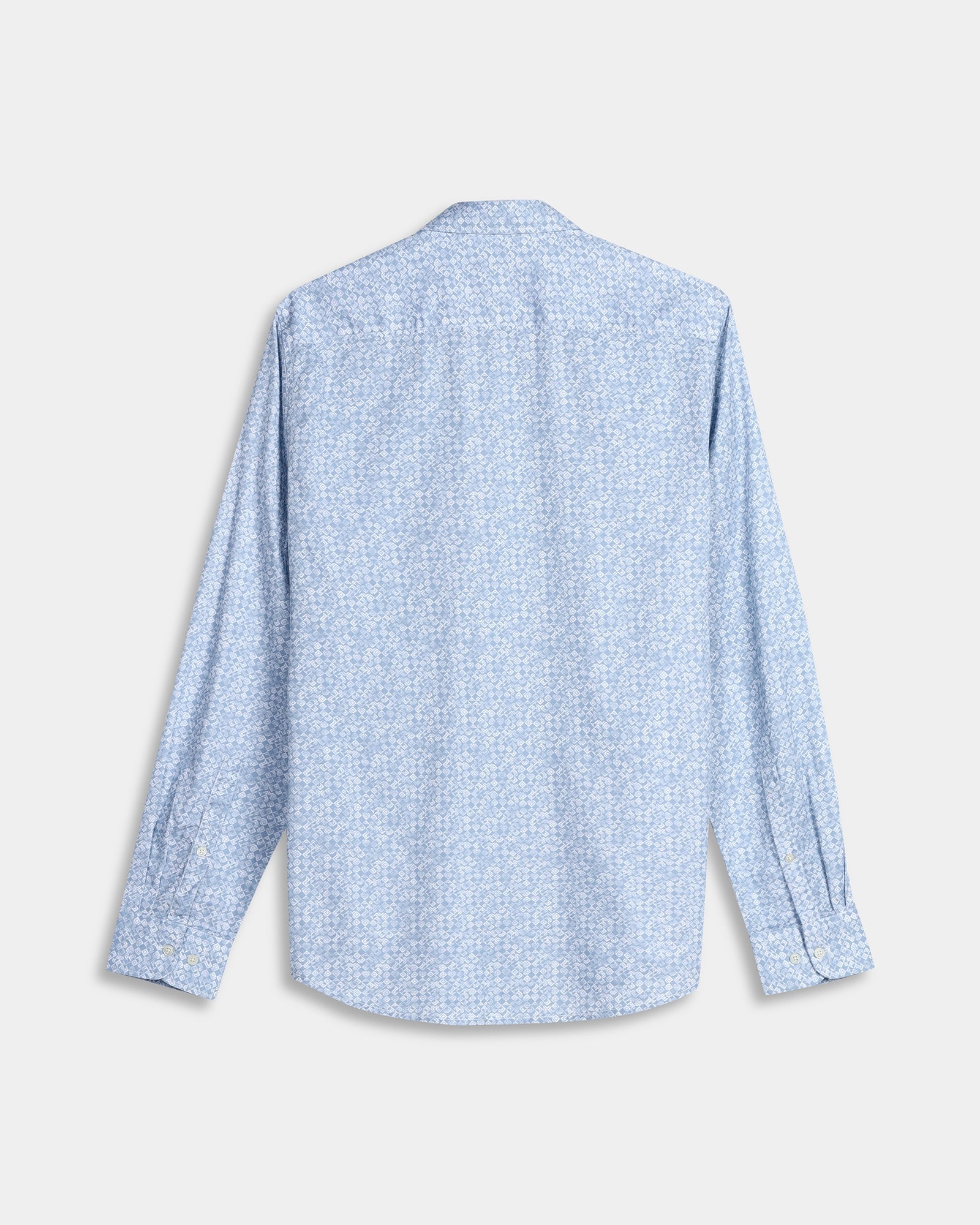 Blue Printed Shirt - Thomas