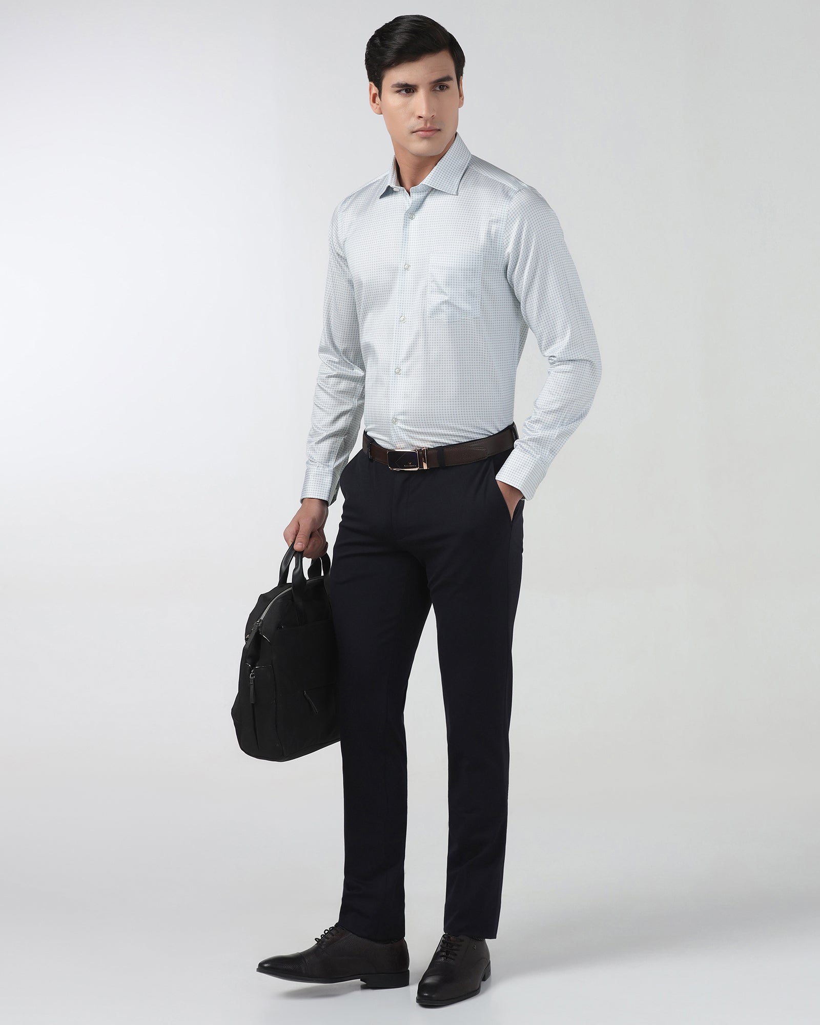 Blue Printed Shirt - Tiffany