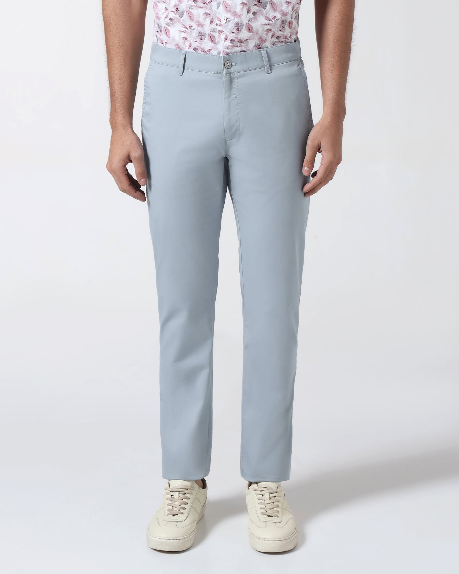 Blue Solid Khakis - Hemlock