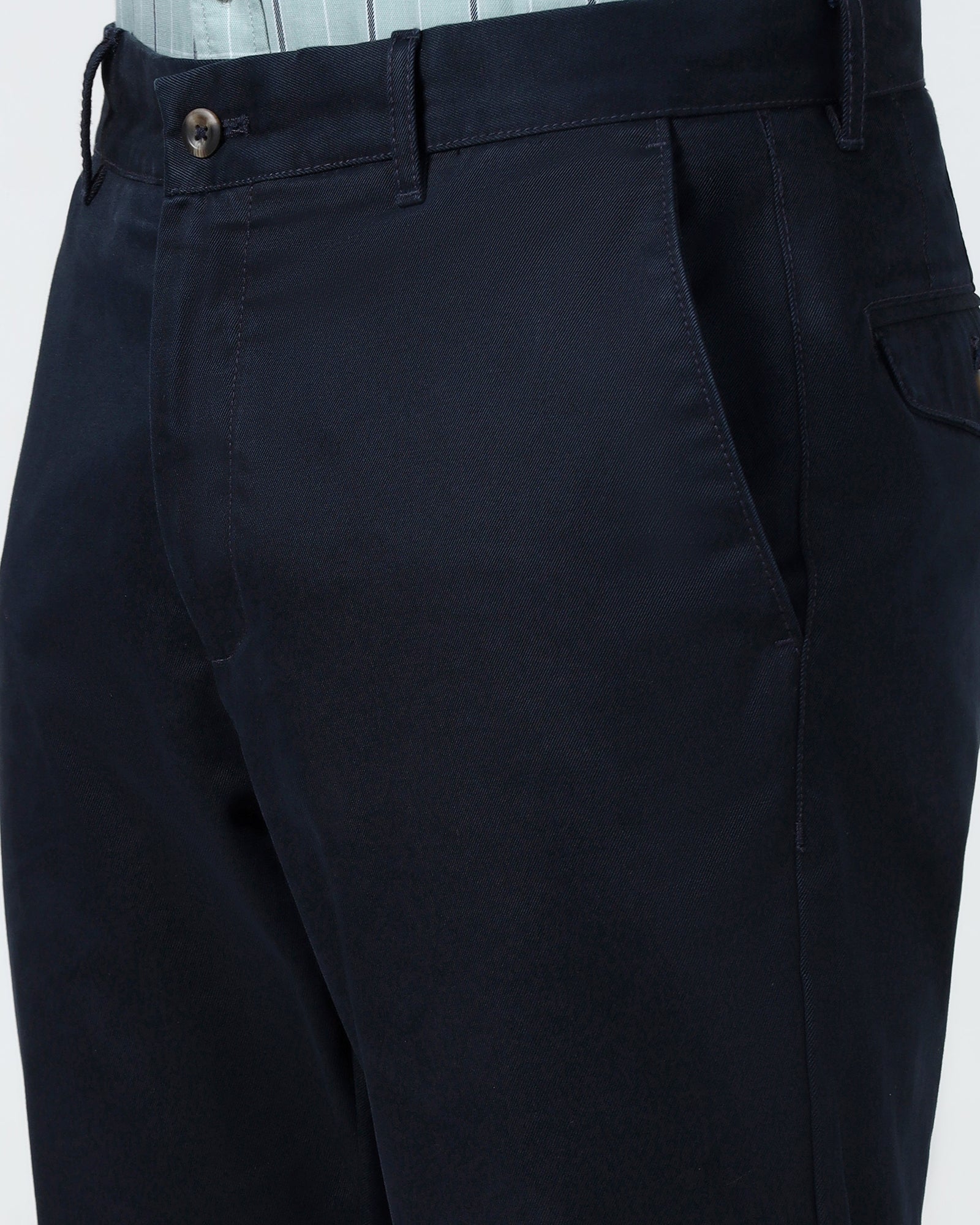 Blue Solid Khaki - Pine