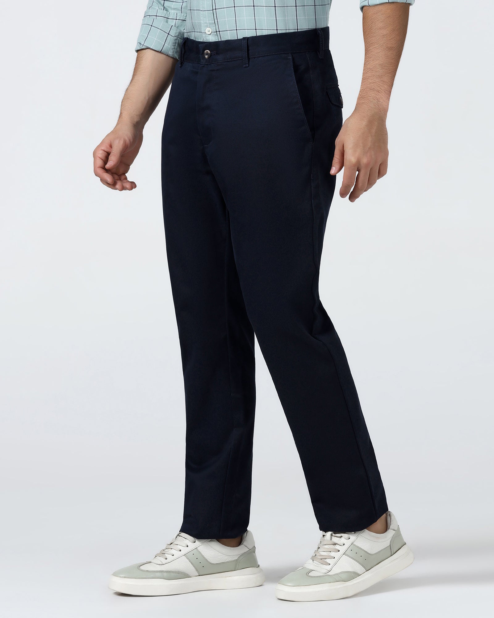 Blue Solid Khaki - Pine