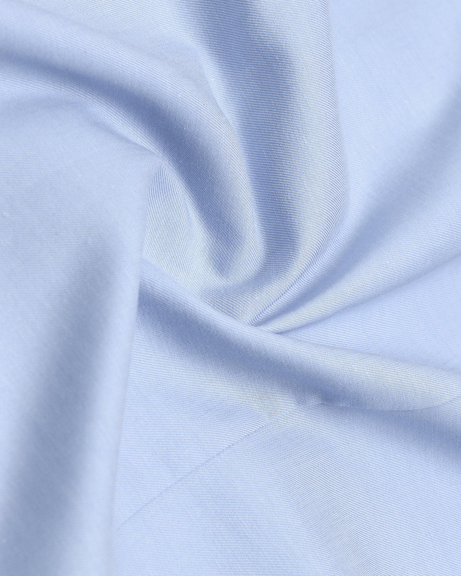 Blue Solid Shirt - Spiral