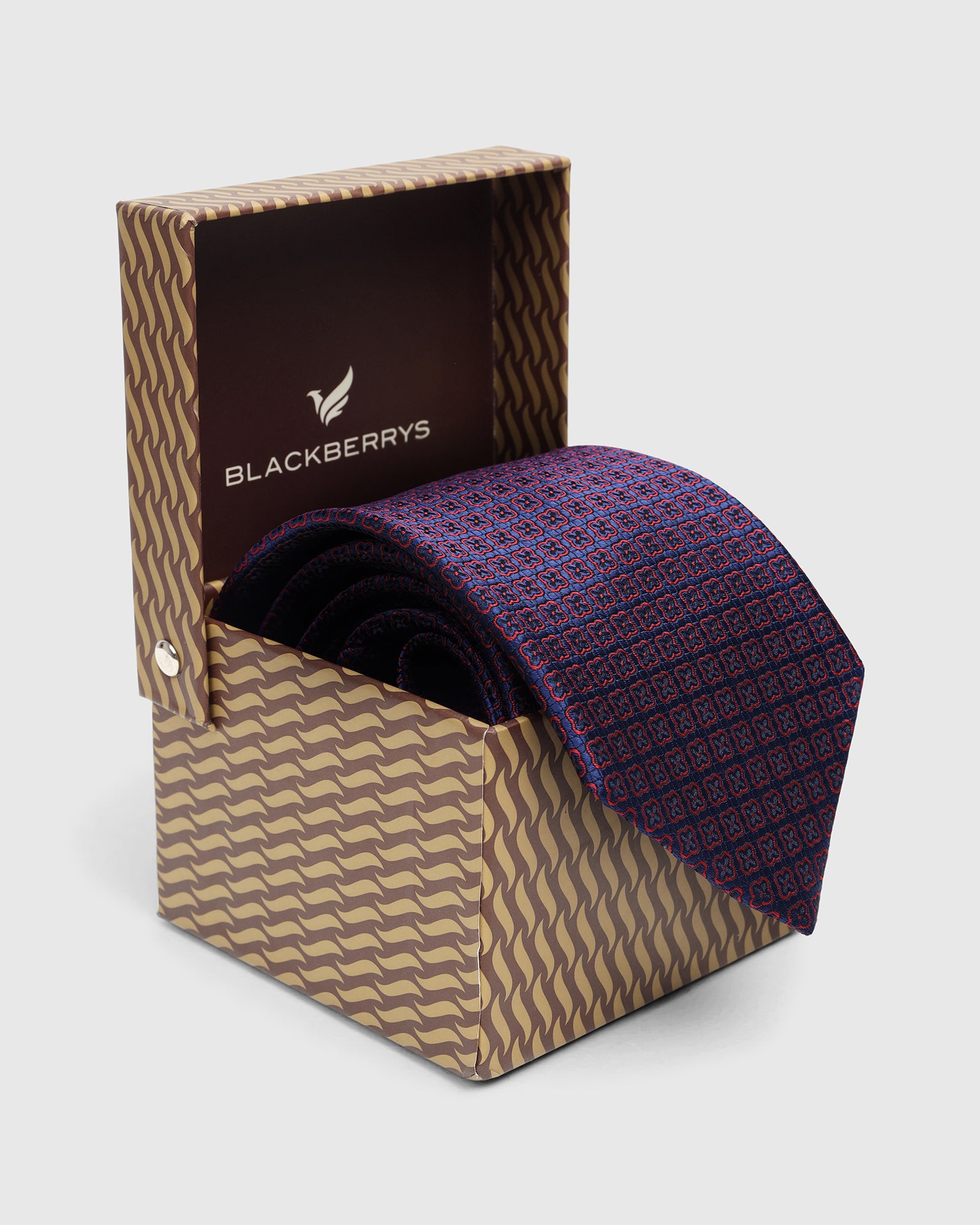 Blue Solid Tie - Wenzeel