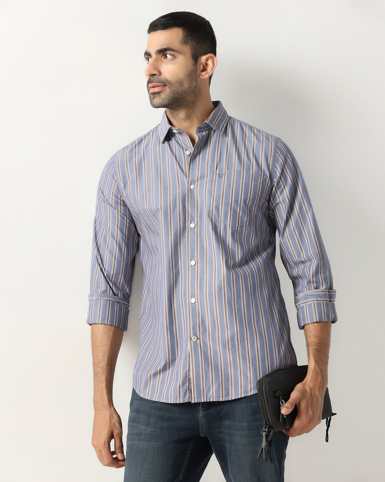 Blue Stripe Shirt - Florian