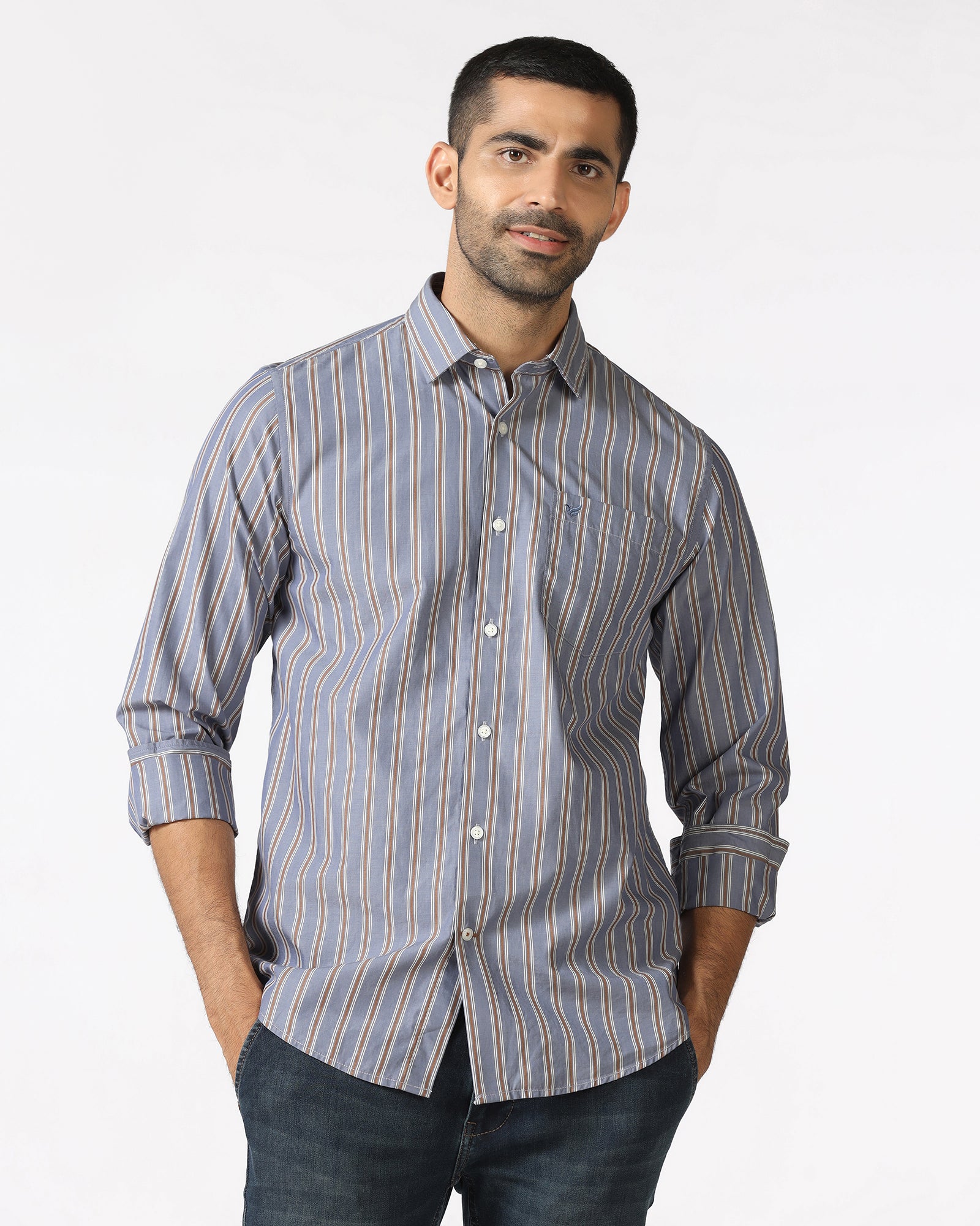 Blue Stripe Shirt - Florian