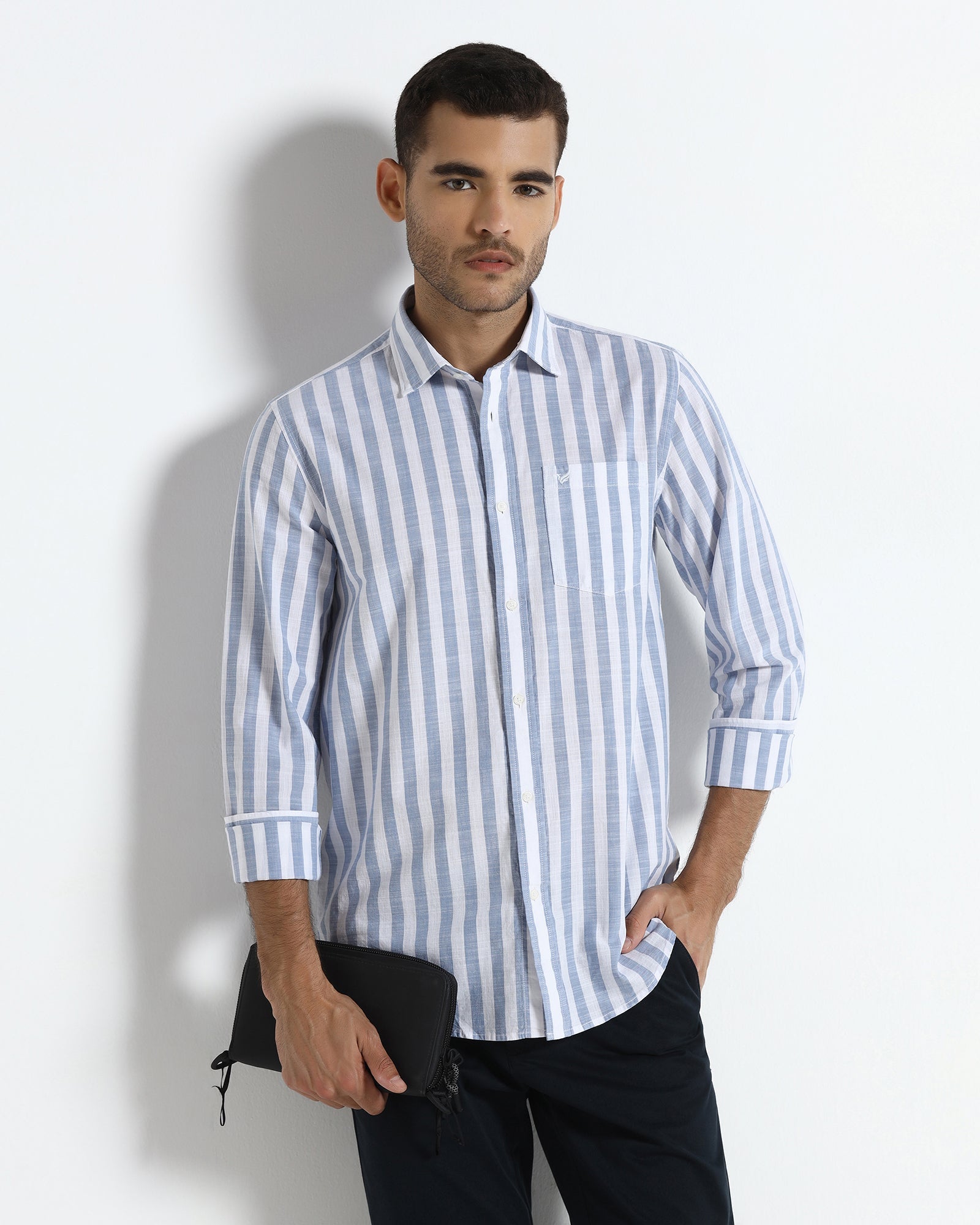 Blue Stripe Shirt - Genex