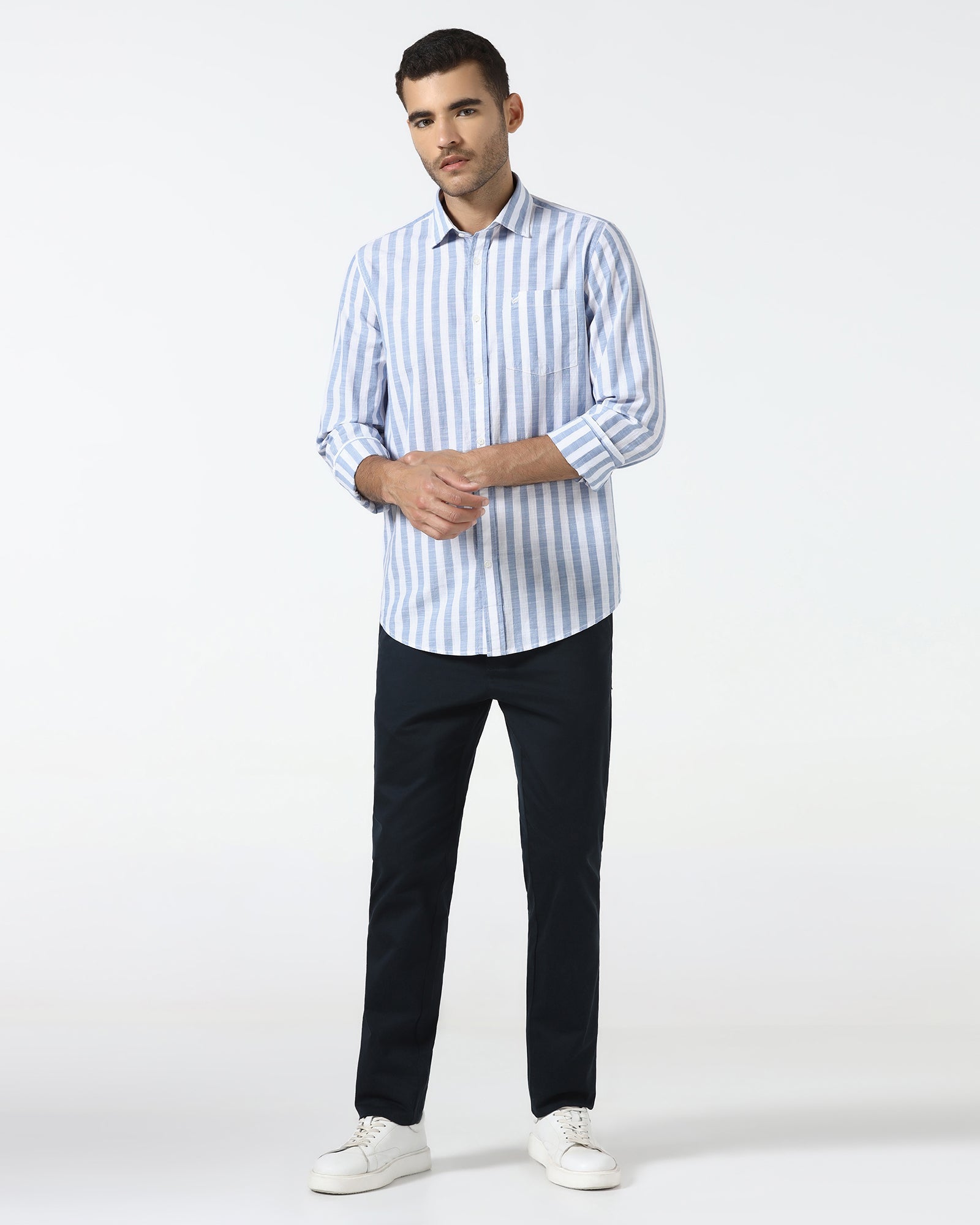 Blue Stripe Shirt - Genex