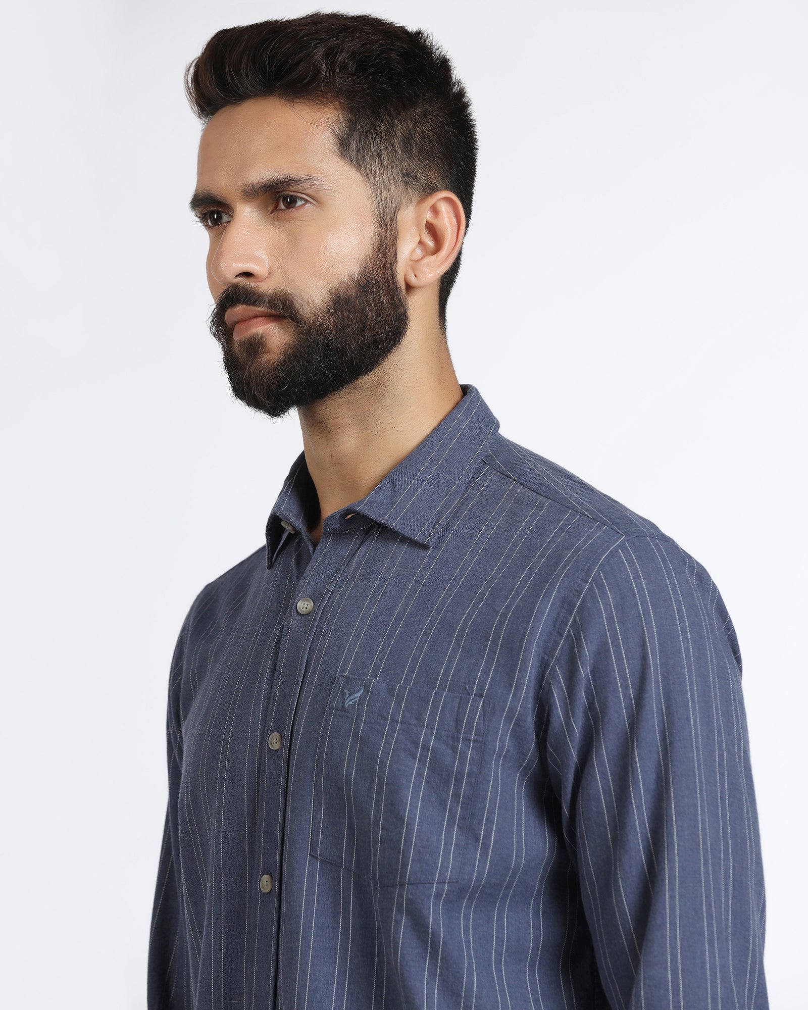 Blue Stripe Shirt - Numo