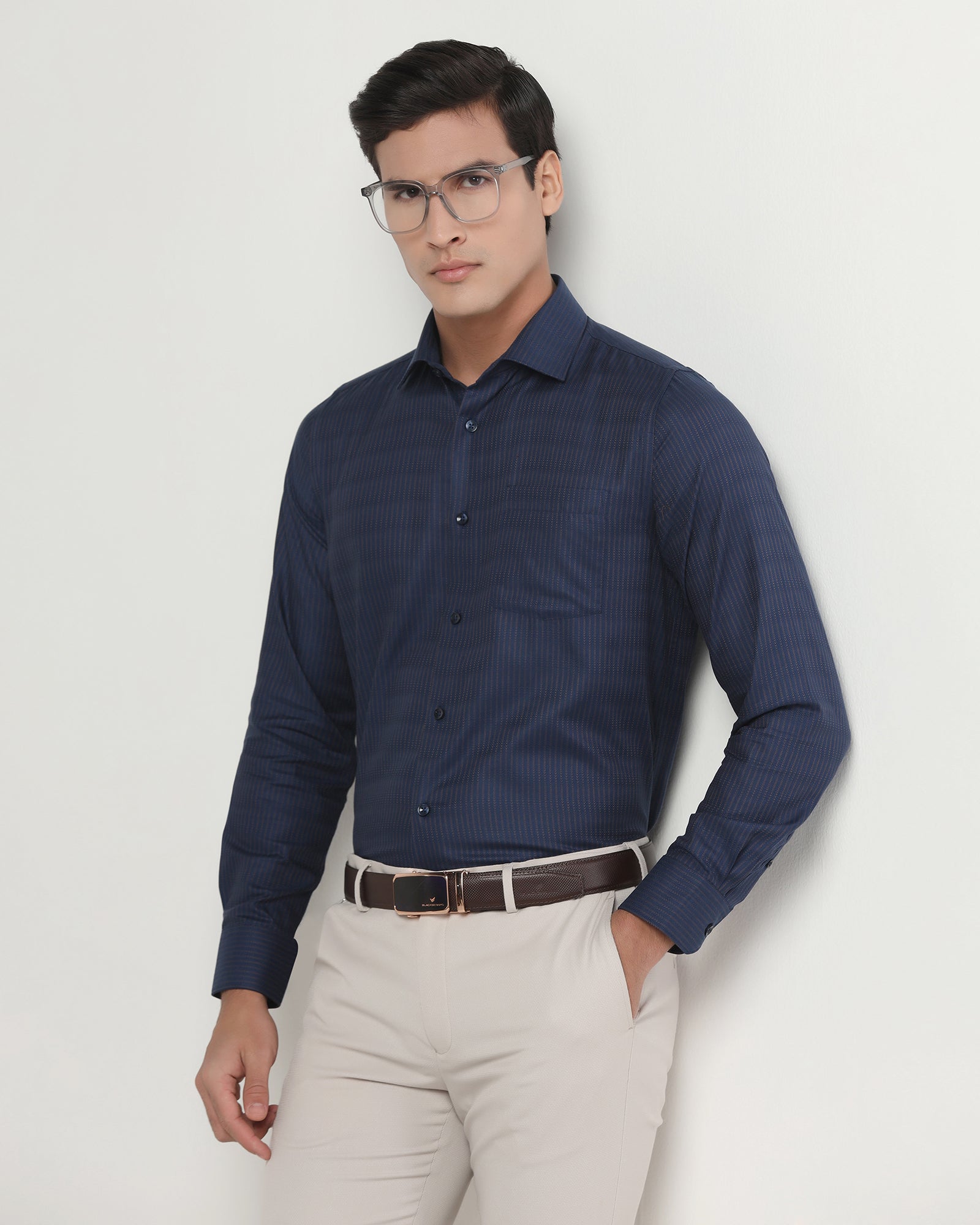 Blue Stripe Shirt - Preston