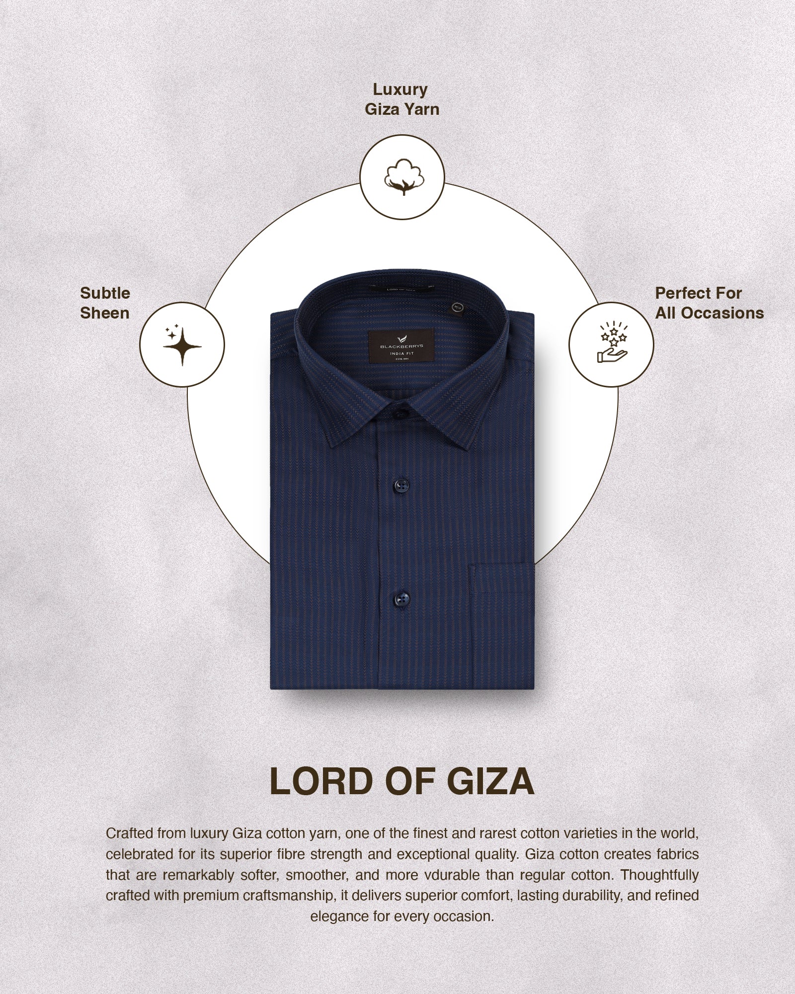 Blue Stripe Shirt - Preston