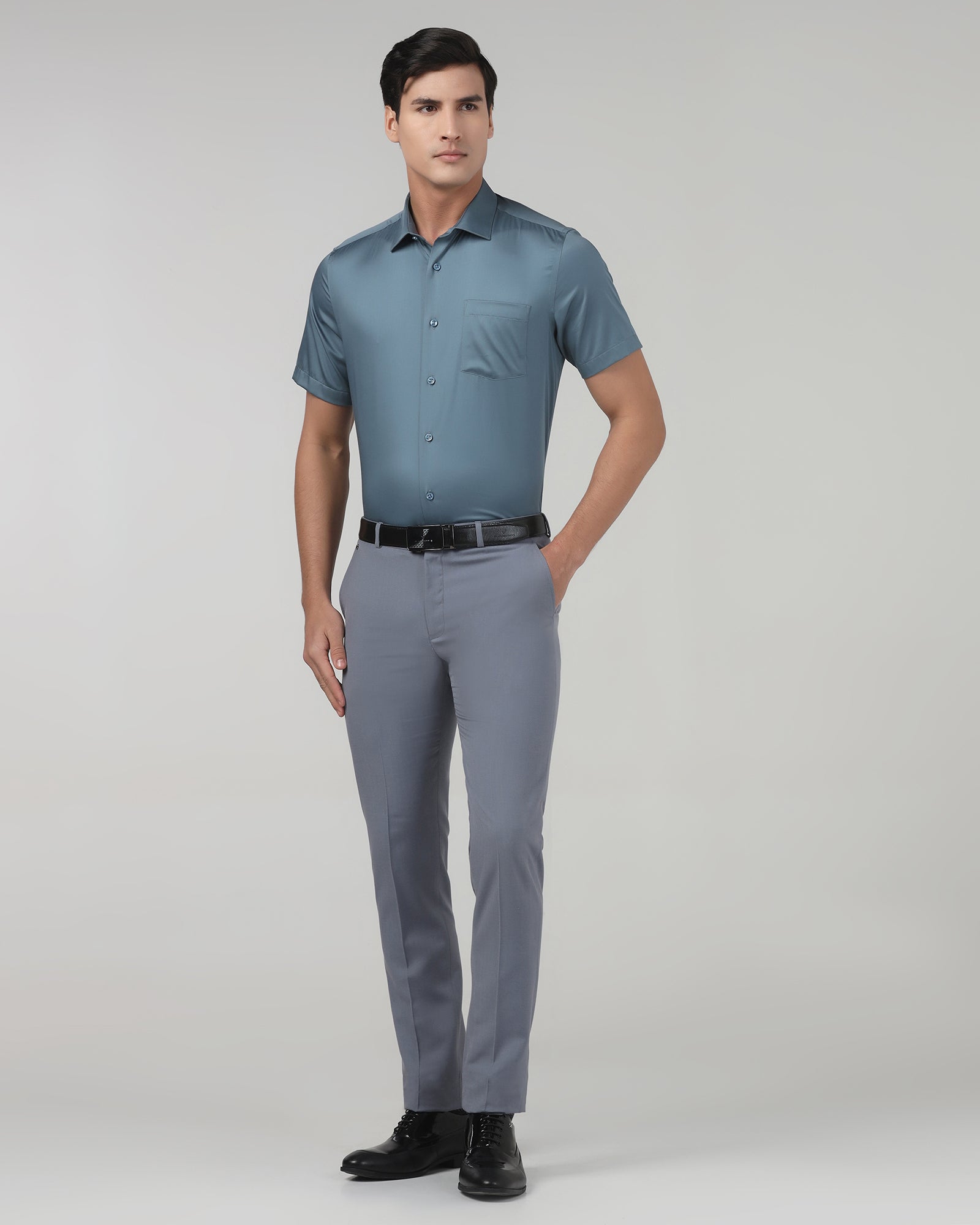 Blue Stripe Trouser - Oxford
