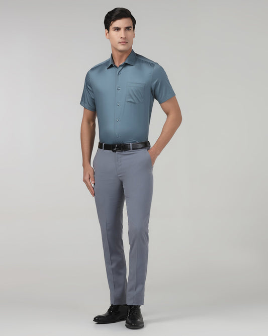 Blue Stripe Trouser - Oxford